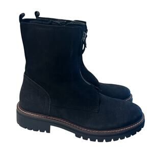 Alberto Torresi Black Suede Leather Boot Women’s 9/40 Goth Grunge Whimsigoth NEW